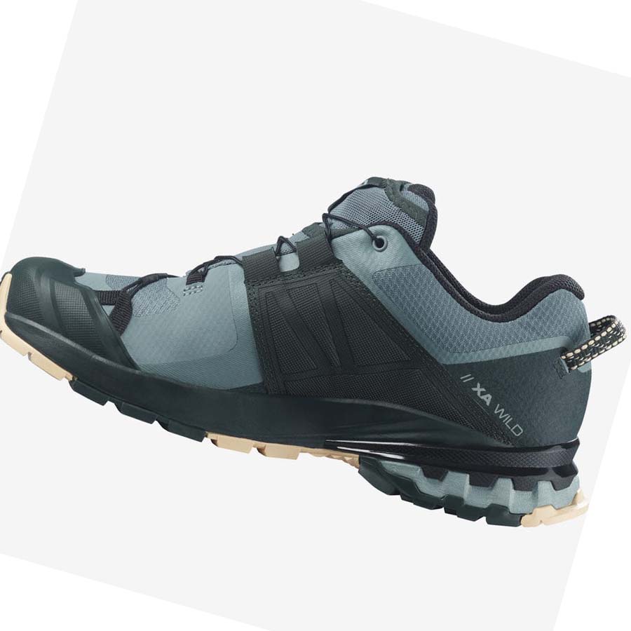 Tenis Para Trail Running Salomon XA WILD Mujer Azules | MX 2754VRW